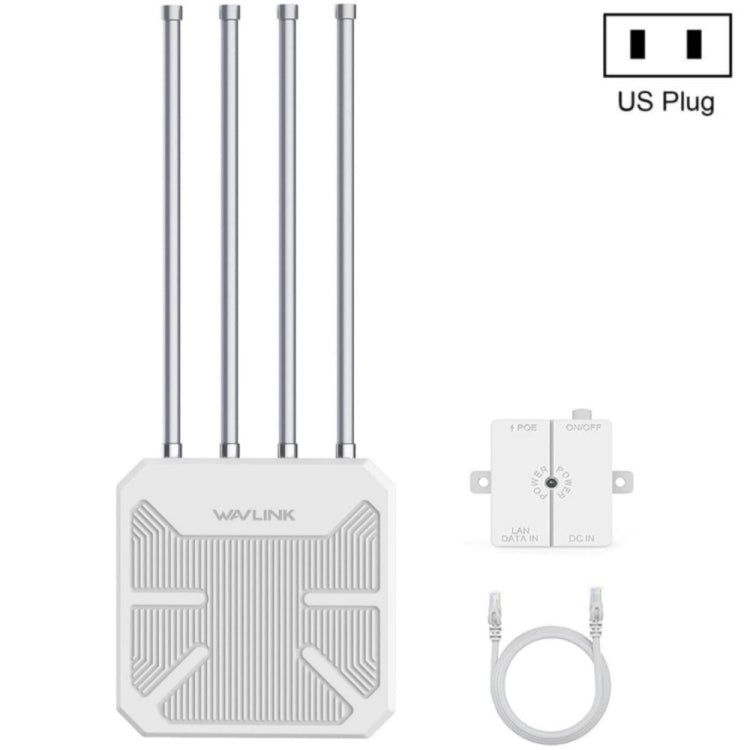 WAVLINK WN573HX3 AX3000 Waterproof Outdoor WiFi Wireless Outdoor Dual Band Router, US Plug, UK Plug, EU Plug, AU Plug WAVLINK WN573HX3 AX3000 Waterproof Outdoor WiFi Wireless Outdoor Dual Band Router, US Plug, UK Plug, EU Plug, AU Plug